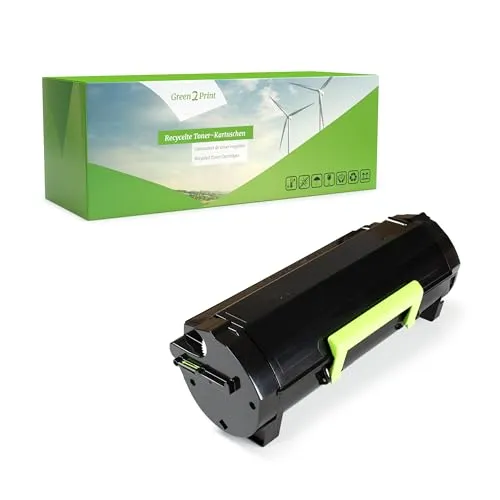 Green2Print Toner schwarz für Lexmark 56F2000 - Toner für Lexmark Drucker mit hoher Ergiebigkeit von 6000 Seiten. Umweltfreundlich durch Recycling und ideal für nachhaltige Büros.