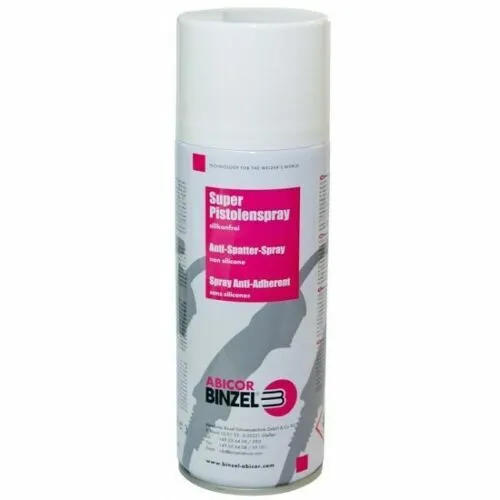 ABICOR BINZEL Trennspray 400ml – Silikonfreies Pistolenspray für optimale Trennwirkung - Farbsprühsysteme, silikonfreies Spray für eine saubere Trennung von Materialien, ideal für professionelle Anwendungen.