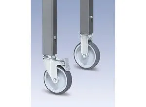 Rau Rollensatz 2 Bock- und 4 Lenkrollen - Zubehör für Transportgeräte, bietet hohe Mobilität und Stabilität für einfache Bewegung von schweren Lasten.