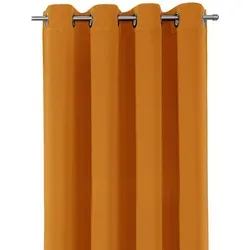 Beautex Verdunkelungsvorhang orange 140 cm x 225 cm in orange von Beautex