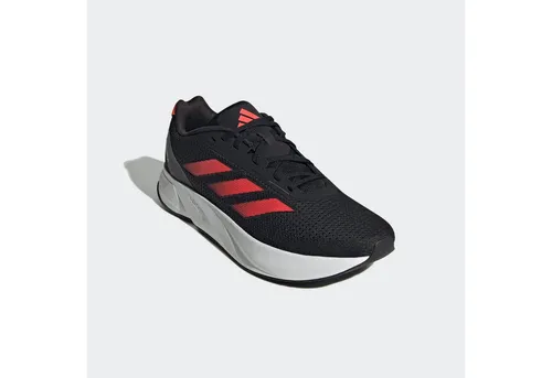adidas Herren Duramo SL Running Shoes - Laufschuhe in Carbon Black/SOLAR RED/Grey, Größe 46 - Laufschuhe für Unisex Erwachsene, leichtes Textil-Obermaterial sorgt für optimalen Komfort und Atmungsaktivität beim Laufen.