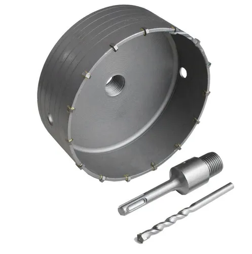 Bohrkrone Dosenbohrer SDS Plus 150 mm (SDS150) - Bohrkrone für präzise Löcher in Wänden, Aufnahme SDS PLUS für einfache Handhabung und optimalen Halt.