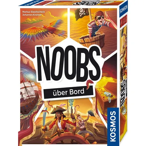 KOSMOS 683795 Noobs - Lustiges Kartenspiel für 3-5 Personen, kooperatives Piraten-Abenteuer für unvergessliche Spieleabende ab 10 Jahren