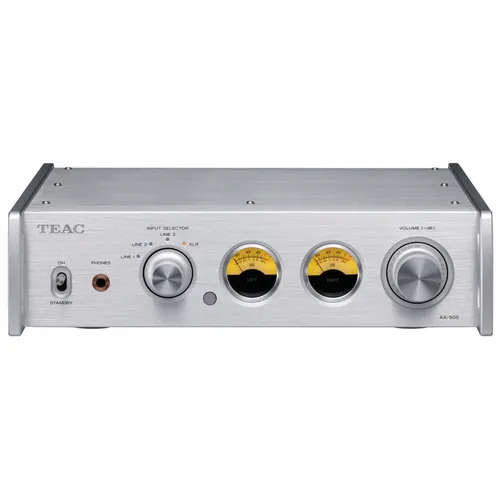 Teac AX-505 Silber Stereo-Endverstärker - Hochwertiger Verstärker mit klarer Klangwiedergabe, perfekt für Musikliebhaber und anspruchsvolle Audiophile.