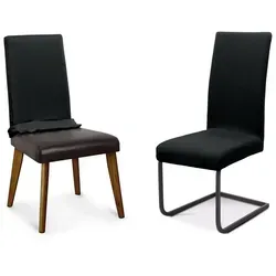 Beautex Jersey Stuhlhusse Set in schwarz von Beautex