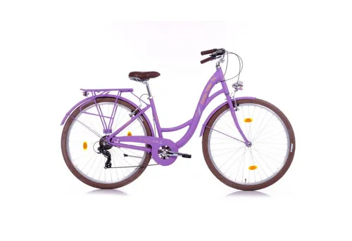 BERLIN BIKE Cityrad Bella 2 – 28 Zoll Damen Hollandrad - Fahrräder: Elegantes Retro-Design mit robustem Aluminiumrahmen und Shimano 7-Gang-Schaltung – perfekt für Stadt und Alltag.