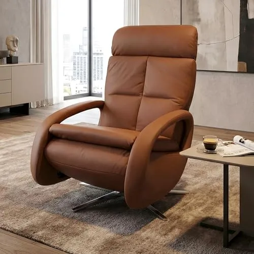 Mendler Relaxsessel HWC-L11 – Drehbarer TV-Sessel mit elektrischer Liegefunktion