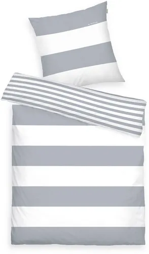 TOM TAILOR Renforcé-Bettwäsche SIENA in grau von TOM TAILOR HOME