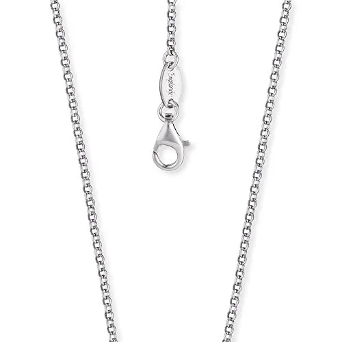 Engelsrufer Erbskette 925er Sterlingsilber - Elegante Damenkette aus 925er Sterlingsilber, 60 cm lang und rhodiniert für optimalen Tragekomfort und Glanz. Ideal zum Kombinieren mit Klangkugelanhängern und perfekt als Geschenk.