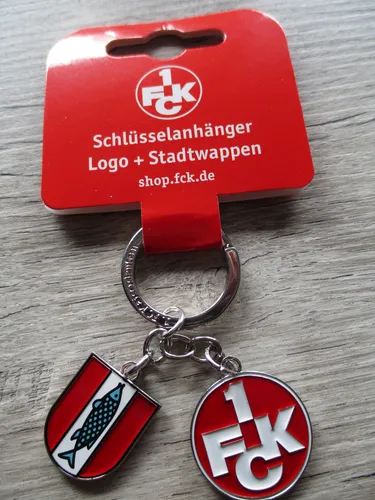 1.FC Kaiserslautern  Schlüsselanhänger Logo+Stadtwappen