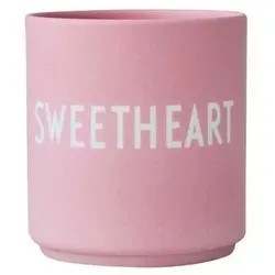 Design Letters Lieblingsbecher Rosa SWEETHEART Tasse in pink von suebidou