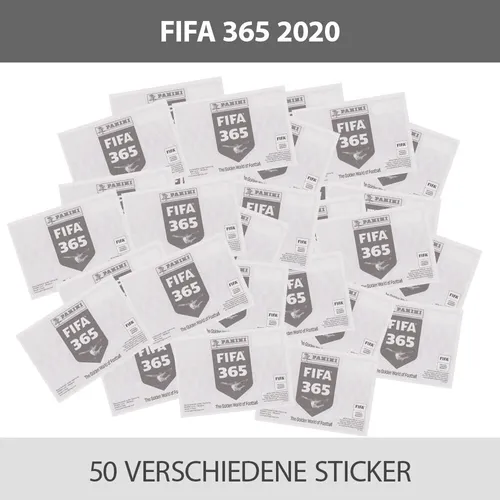 Panini FIFA 365 - 2020 - Sammelsticker - 50 verschiedene zufällige Sticker