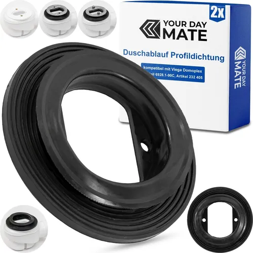 Duschabfluss Dichtung kompatibel mit Viega Domoplex Duschtasse Profildichtung