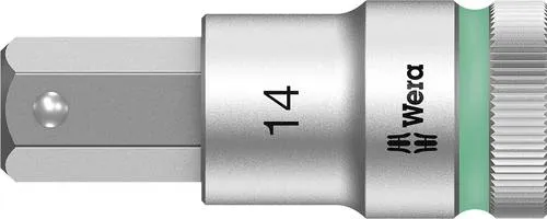 Wera 8740 C HF 05003827001 Innen-Sechskant Steckschlüssel-Bit-Einsatz 14 mm 1/2