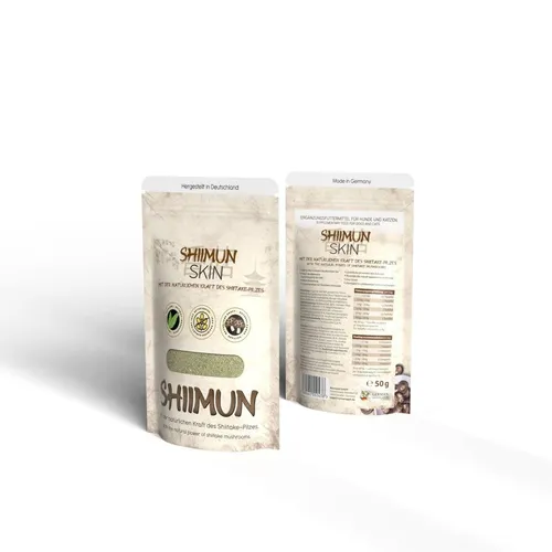 Bellfor Marsapet Shiimun Skin Pulver für Hunde und Katzen mit Shiitake - 50g, für: Katzen