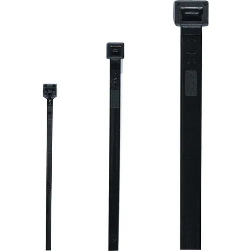 Cimco UV-Kältebeständiger Kabelbinder 4,5x360 mm - UV-beständige Kabelbinder in schwarz, ideal für den Außenbereich wie Photovoltaik-Bau. Hohe Lebensdauer und Kälteresistenz bis -40°C, selbstverlöschend und UL-zertifiziert.