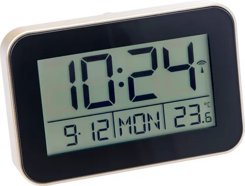 Atlanta 1802/9 Funkwecker Digital Goldfarben