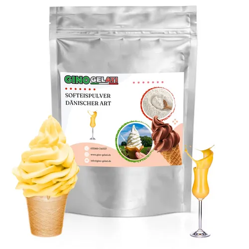 Gino Gelati Eierlikör Dänisches Softeis Pulver 333g von Gino Gelati