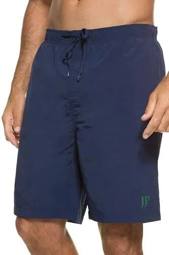JP 1880 Herren Badeshorts Dunkel Marine 3XL - Schnell trocknende Badeshorts mit elastischem Bund und Kordelzug. Für optimale Bewegungsfreiheit und Komfort beim Baden oder am Strand.