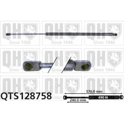 QUINTON HAZELL QTS128758 Gasfeder Heckklappendämpfer für MITSUBISHI CARISMA (DA) 570mm