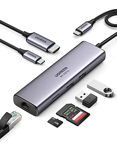 UGREEN Revodok USB C Hub 7 in 1 von UGREEN