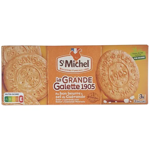 St Michel La Grande Galette 1905 mit Butter und Guérande Meersalz