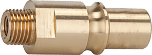 Riegler Nippel für Kupplungen NW 12, Messing blank, G 1/2 AG