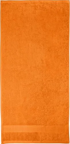 REDBEST Handtuch Chicago orange Größe 50x100 cm - saugstark, strapazierfähig, ideal für Reisen, Sport (weitere Farben)