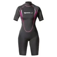 Mares Shorty Manta Lady - L - Kurze Neoprenanzüge, mit zweiseitigem Reißverschluss hinten für einfaches An- und Ausziehen.