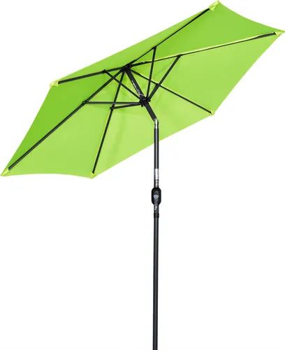 Angel Living 300cm Sonnenschirm Sonnenschutz Rostfrei aus Stahl und Polyester Apfelgrün