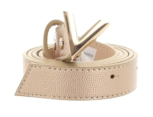 Valentino DIVINA Gürtel, eleganter Damen-Gürtel in Gold von Valentino