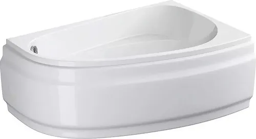 Magnolia Home Badewanne Stardust 150x95 rechts – Elegante Designlösung - Asymmetrische Badewanne aus hochwertigem Acryl, perfekt für platzsparende Badezimmer. Mit ergonomischer Rückenzone und Armlehnen für höchsten Komfort. Maße: 150x95 cm, Fassungsvermögen: ca. 195 Liter.