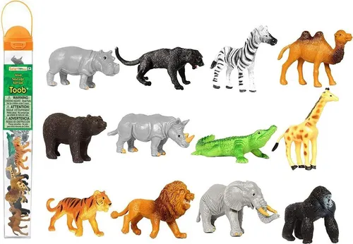 Safari 695004 Wilde Tiere Toob Mini Spielfiguren - Set