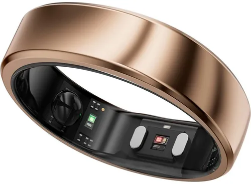 RingConn Gen 2 Air Fitness-Tracker - Smarter Ring in Dune Gold - Fitness-Tracker mit hochpräziser Gesundheitsüberwachung, IP68 wasserdicht und bis zu 10 Tage Akkulaufzeit – ideal für Alltag, Sport und Schlaf.