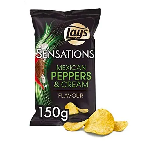 Lay's Sensations Mexican Peppers & Cream