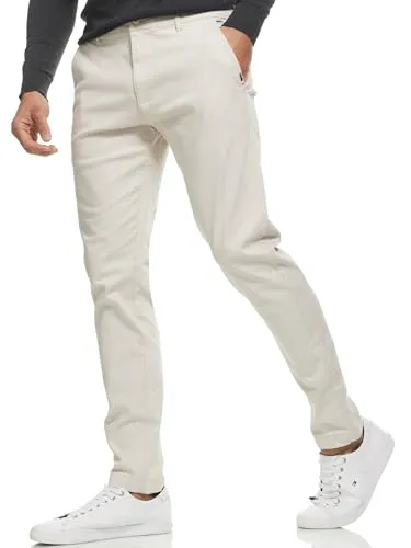 Indicode Chinohose INKellen beige XL - Wanderhosen in XL, aus 98% Baumwolle und 2% Elasthan, bieten hohen Tragekomfort und Flexibilität für jede Outdoor-Aktivität.