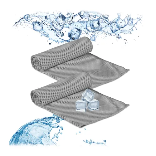 Kühlendes handtuch Kühlhandtuch Kühltuch Set Cooling Towel Mikrofaser Handtücher