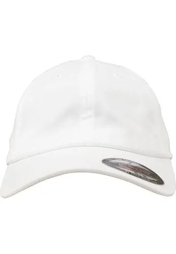 Flexfit (FLEYK) Kappe Flexfit Cotton Twill Dad Cap, White, S/M, 6745