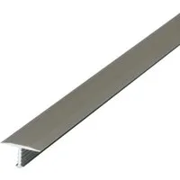 Dalsys T-Profil Übergangsschiene 100cm x 13mm Aluminium Champagner