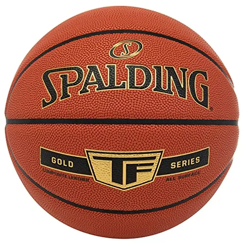 Spalding TF GOLD Basketball Größe 7 - Basketball der Größe 7, ideal für Training und Wettkampf. Mit einzigartiger Lederverbundbeschichtung für sicheren Griff und hervorragende Haltbarkeit.