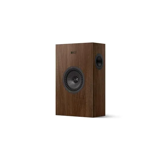 KEF Q4 Meta passiver Center-LCR-Wandlautsprecher, Nussbaum - Lautsprecher für Musik, TV & Heimkino, mit modernem Design und Uni-Q-Technologie für ein beeindruckendes Klangerlebnis in jedem Raum.