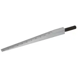 Präzisions-Messkeil 0,5-11mm aus mattverchromtem Stahl - Messwerkzeuge mit Ablesegenauigkeit von 0,1 mm für höchste Präzision und Langlebigkeit. Ideal für Industrie und Handwerk, dank ergonomischem Design und korrosionsbeständiger Oberfläche.