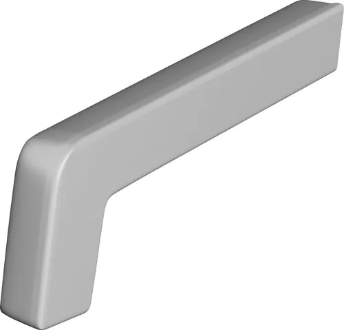 Sarei Haus- und Gartentechnik Fensterbank Sarei PVC Seitenteile silber 90 mm