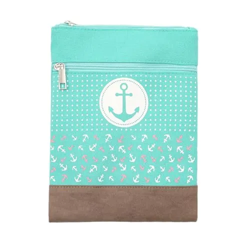 Leoberg Crossbag Tasche in verschiedenen Farben und Designs - Schultertasche aus Baumwolle in 302175-Grün-18