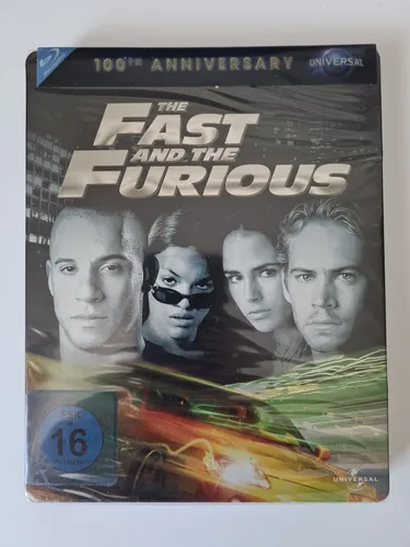 The Fast and the Furious (Blu Ray Steelbook) 100th Anniversary NEU & OVP