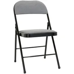 hjh OFFICE 803011 Klappstuhl TUDELA II in schwarz von MID.YOU