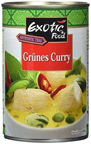 Exotic Food Grüne Currysauce Fix+Fertig (1 x 400 ml Dose)