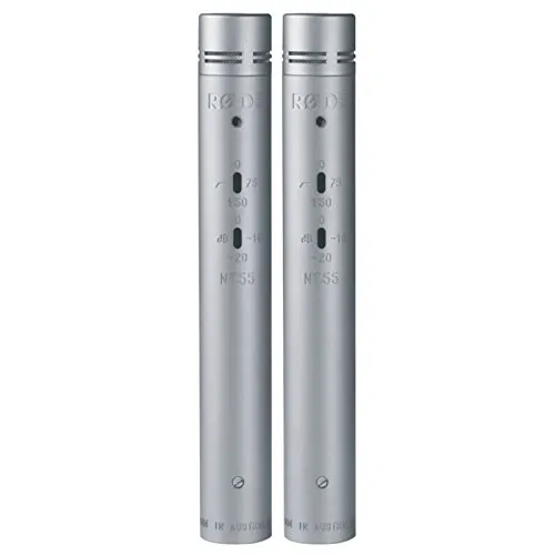 RØDE NT55 Pair of Kondensatormikrofone (NT55MP) - Mikrofone mit herausragender Klangqualität und vielseitiger Anwendung, ideal für Studio- und Live-Performances.