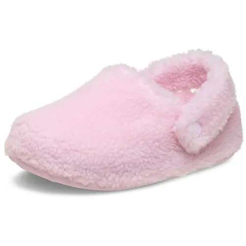Crocs Kid's Classic Cozzzy Slipper - Hausschuhe in Rosa (EU 33-34) - Bequeme Kinder-Pantoletten aus Kunstfell in Lammfelloptik, isolierend und perfekt für den Alltag. Entdecken Sie weitere Crocs Angebote im Bergfreunde.de Online-Shop!