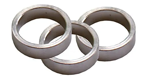 Serviettenringe Edelstahl 6 Stück in silber von Klaus Bode GmbH